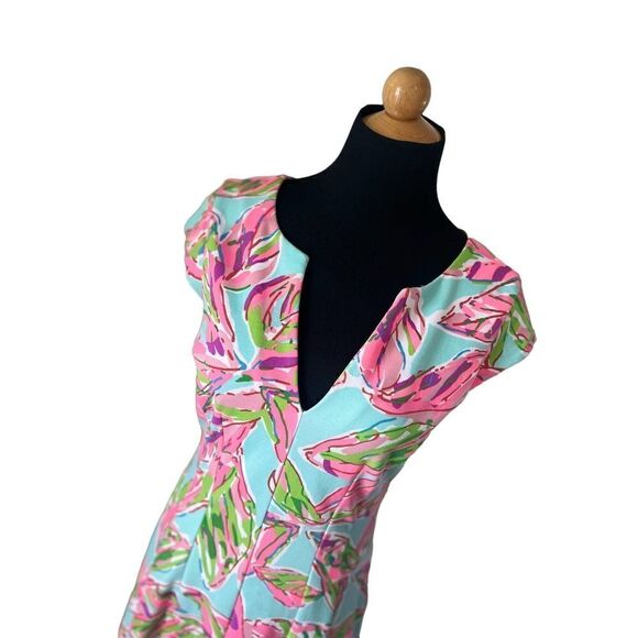 Lilly Pulitzer Briella Dress in the Vias Small Sleeveless Tank Fit Flare Wedding - Picture 4 of 12